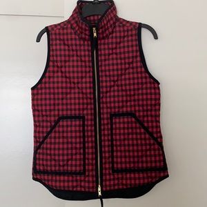 J. Crew Plaid Vest